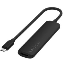 Док-станция Satechi 4-in-1 USB-C Slim Multiport Adapter 4K ST-P4SK черный