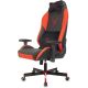 Игровое геймерское кресло Knight Neon черный/красный экокожа