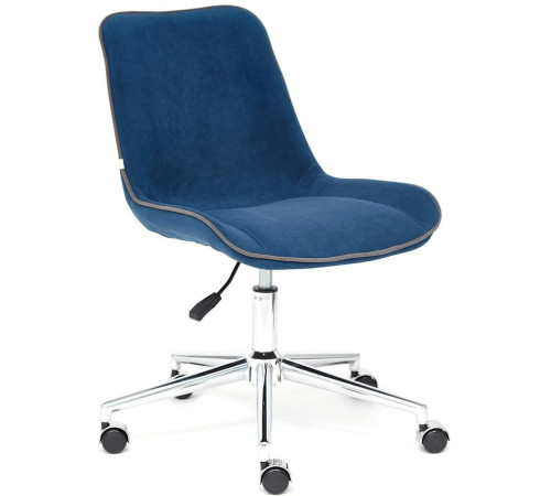 Кресло TetChair Style флок, синий