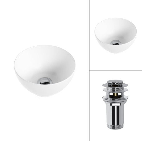 Умывальник Lauter 21601E + клапан 21190CH