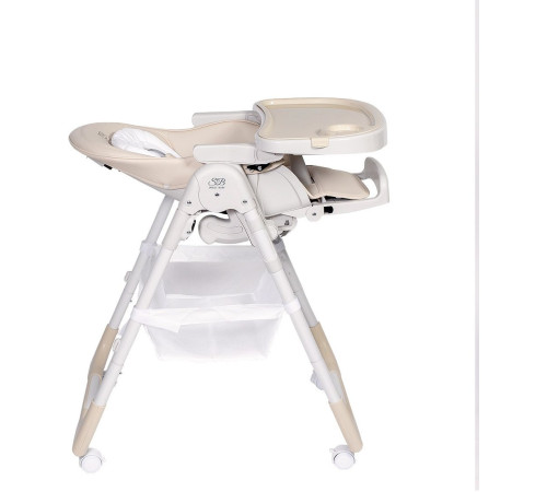 Высокий стульчик Sweet Baby City натуральный/белый