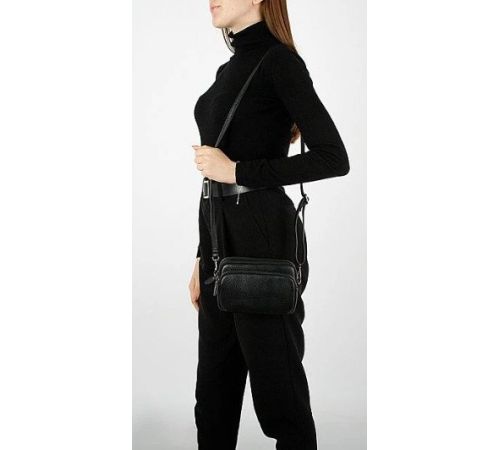 Женская сумка Poshete 886-60082H-BLK черный