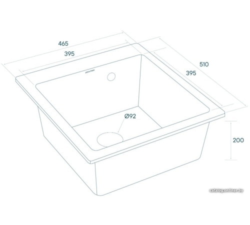 Кухонная мойка Paulmark Kante 45 PM104651-GR