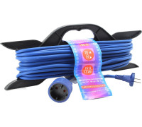 Удлинитель Power Cube 20 м синий/черный [PC-B1-F-20-R]