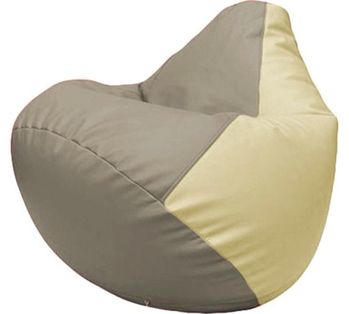 Кресло-мешок Flagman Груша Макси Г2.3-0210 светло-серый/светло-бежевый