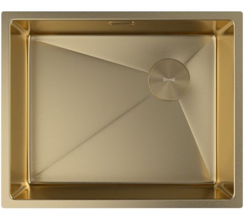 Кухонная мойка ZorG Zerox 54 U / IF Side SF PVD Gold