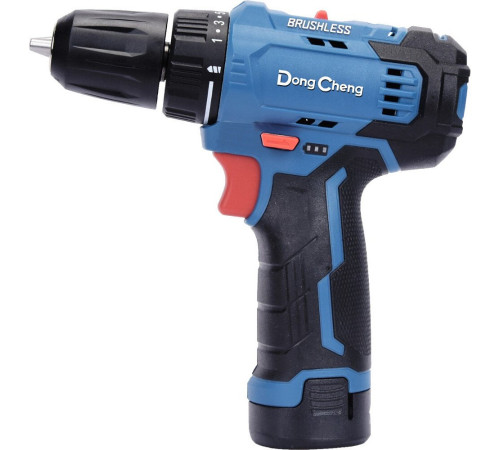 Дрель-шуруповерт DongCheng DCJZ23-10 Type EK с 2-мя АКБ, кейс