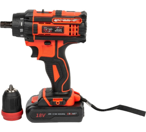 Дрель-шуруповерт Brait BCD18NQ с 2-мя АКБ, кейс
