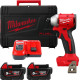 Винтоверт Milwaukee M18 M18BLIDR-502X 4933492843 с 2-мя АКБ, кейс