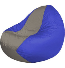 Кресло-мешок Flagman Classic К2.1-102 синий/серый