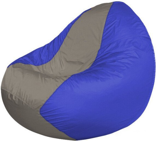 Кресло-мешок Flagman Classic К2.1-102 синий/серый