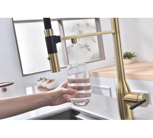 Смеситель Paulmark Magneto One Ma213188-LG золото/светлое золото