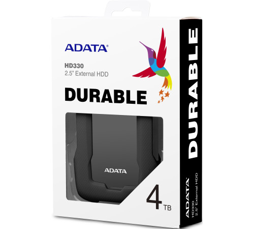 Внешний накопитель ADATA HD330 AHD330-4TU31-CBK 4TB черный