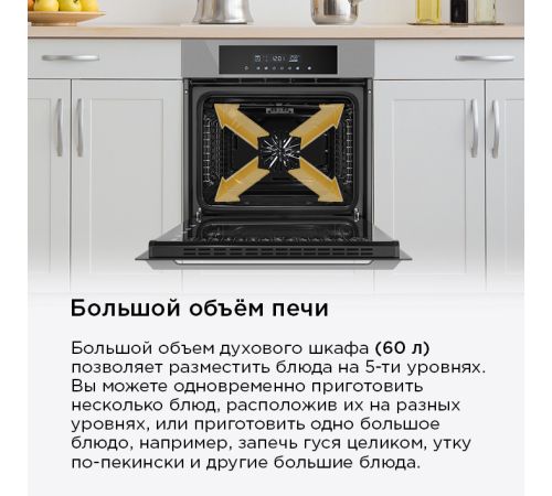 Электрический духовой шкаф MAUNFELD AEOD60103S