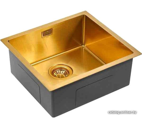 Кухонная мойка Paulmark Aller 48 Uni PM804844-BG золото/брашированное золото