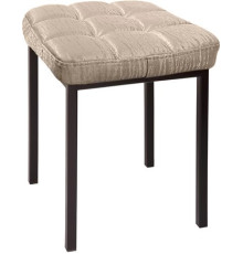 Табурет Древпром Пуф ДП3-08 черный матовый/Bengal бежевый