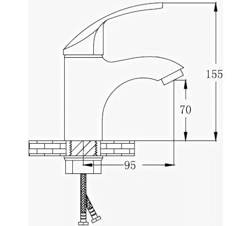 Смеситель РМС SL85-001F