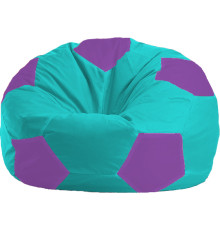 Кресло-мешок Flagman Мяч Стандарт М1.1-290 бирюзовый/сиреневый