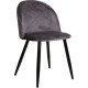 Стул AksHome Honnor серый/черный