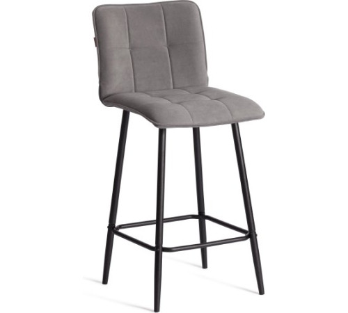 Стул TetChair Bari велюр серый