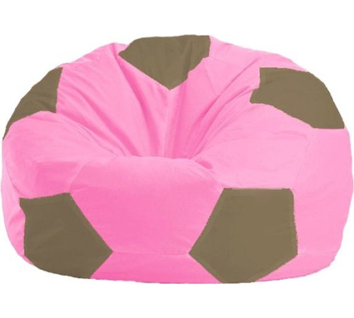 Кресло-мешок Flagman Мяч Стандарт М1.1-196 розовый/бежевый