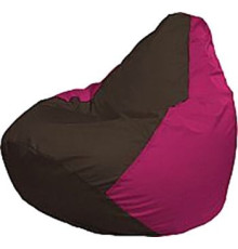 Кресло-мешок Flagman Груша Медиум Г1.1-331 коричневый/фуксия