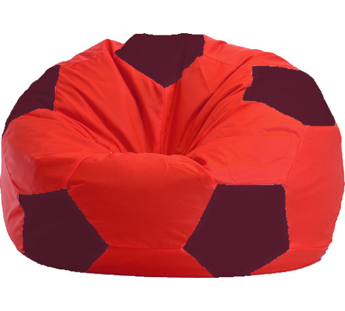 Кресло-мешок Flagman Мяч Стандарт М1.1-180 красный/бордовый
