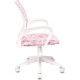 Компьютерное кресло Бюрократ Burokids 1W розовый единороги/пластик белый