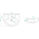 Умывальник Santek Канны-50 50x45 [1.WH11.0.243]