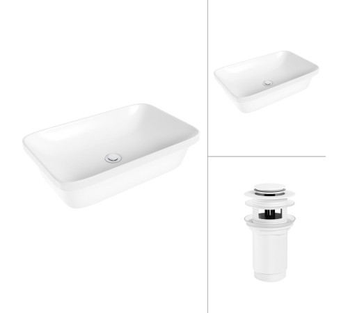 Умывальник Lauter 21370 + клапан 21190W