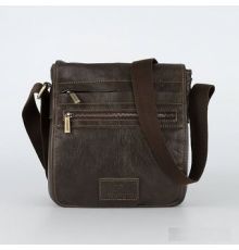 Сумка для ноутбука Poshete 253-01263-26-DBW коричневый