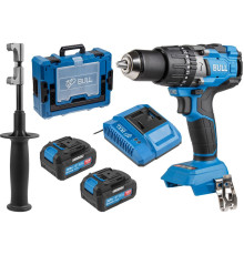 Ударная дрель-шуруповерт Bull SR 1805 1329882 с 2-мя АКБ, кейс