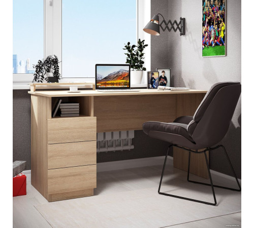 Стол Mio Tesoro Велия МВ-08 140х60 дуб сонома