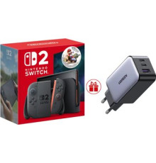 Игровая приставка Nintendo Switch 2 Mario Kart World Bundle + зарядное устройство Ugreen CD244 10335 по акции