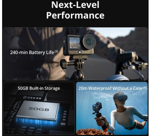 Экшен-камера DJI Osmo Action 6 Standard Combo