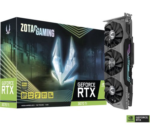 Видеокарта ZOTAC Gaming GeForce RTX 3070 Ti ZT-A30710Q-10P