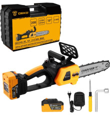 Аккумуляторная пила Deko DKCHS 20 081-2001 с 2-мя АКБ, кейс