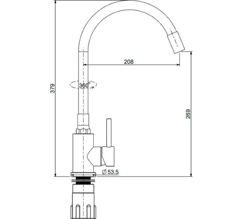 Смеситель Splenka S201.4406.09