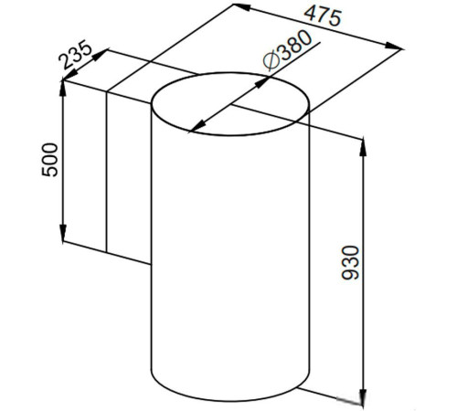 Кухонная вытяжка MAUNFELD Lee Wall sensor 39 белый