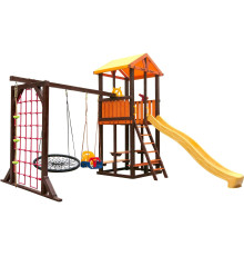 Игровой комплекс Perfetto Sport Bari-9 + качели Паутина
