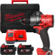 Дрель-шуруповерт Milwaukee M18 FUEL M18FDD3-502X 4933479863 с 2-мя АКБ 5 Ач, кейс