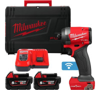 Винтоверт Milwaukee M18 FUEL M18ONEID3-502X 4933492804 с 2-мя АКБ, кейс