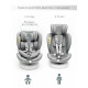 Детское автокресло Amarobaby Champion Isofix AMARO-2008CH-Se серый