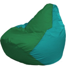 Кресло-мешок Flagman Груша Макси Г2.1-243 бирюзовый/зеленый