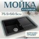 Кухонная мойка Saniteco Fama черный