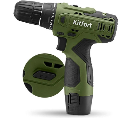 Дрель-шуруповерт Kitfort KT-6503 1-им АКБ