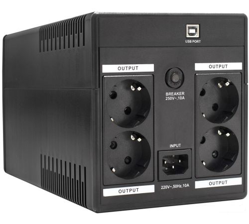Источник бесперебойного питания ExeGate SpecialPro Smart LLB-1200.LCD.AVR.4SH.USB EP285494RUS