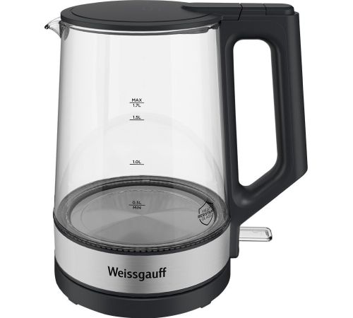 Электрический чайник Weissgauff WK 1700 EcoGlass Graphite