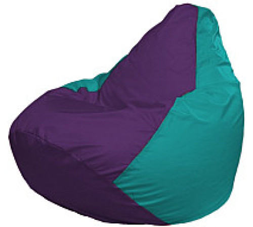 Кресло-мешок Flagman Груша Мега XXXL Г3.1-75 фиолетовый/бирюзовый