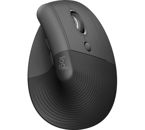 Вертикальная мышь Logitech Lift графит
